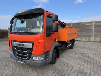 Hook lift truck, Crane truck DAF FA LF 180 8t / Abrollkipper, Ladekran   Containe: picture 2