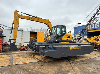 Amphibious excavator