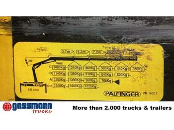 Dropside/ Flatbed truck, Crane truck Renault D 180.75 4x2 mit Kran Palfinger PK6001: picture 4 Dropside/ Flatbed truck, Crane truck Renault D 180.75 4x2 mit Kran Palfinger PK6001: picture 4