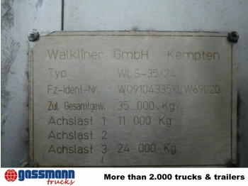 Walking floor semi-trailer WALKLINER WLS 35/24, Walkingfloor mit Klappen: picture 2