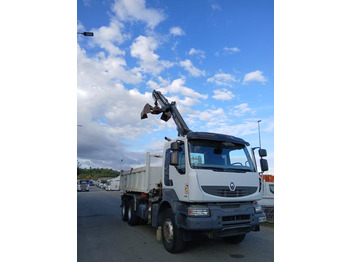 Tipper, Crane truck Renault Kerax 380 DXI: picture 2