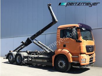 Hook lift truck MAN TGS 26.440 BL6x2 Meiller RK 2070 mit Lenkachse: picture 2