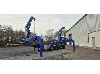 Container transporter/ Swap body semi-trailer Mega NEW Megaliftt Sideloader / 35 tons lift capacity /20-40-45 HC/ Diesel engine / Gooseneck-extendable: picture 3 Container transporter/ Swap body semi-trailer Mega NEW Megaliftt Sideloader / 35 tons lift capacity /20-40-45 HC/ Diesel engine / Gooseneck-extendable: picture 3