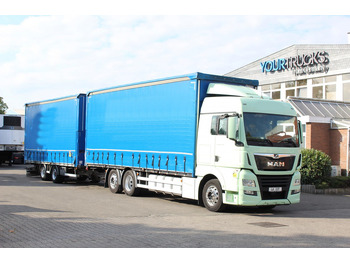 Curtain side truck MAN TGX 26.460