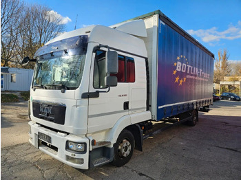 Curtain side truck MAN TGL 8.220