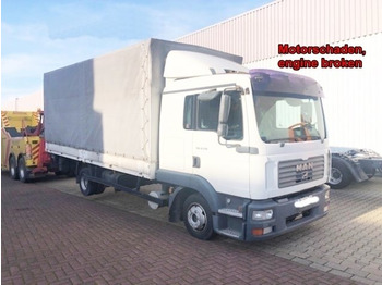 Curtain side truck MAN TGL 8.210