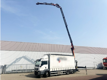 Curtain side truck MAN TGS 26.400