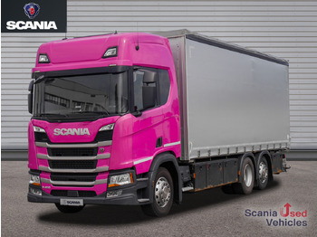 Curtain side truck SCANIA R 410