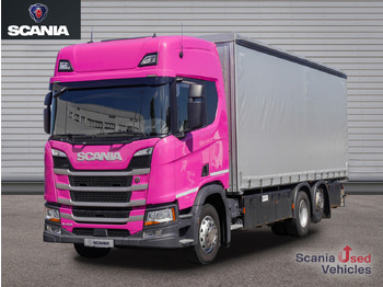 Curtain side truck SCANIA R 410