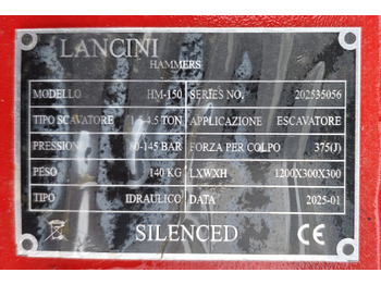 Hydraulic hammer for Excavator Lancini HM-150: picture 3 Hydraulic hammer for Excavator Lancini HM-150: picture 3