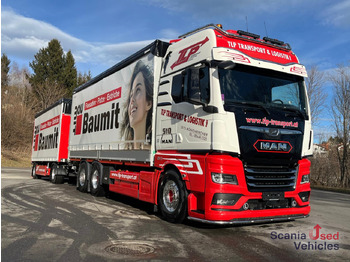 Curtain side truck MAN TGX 26.510