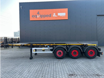 Container transporter/ Swap body semi-trailer Burg 20FT + 20FT SWAP ADR (EX/II, EX/III, FL, AT) Chassis, empty weight: 3.690kg, SAF INTRADISC, 2x Liftaxle, NL-chassis, APK/ADR: 08: picture 2