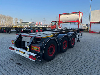 Container transporter/ Swap body semi-trailer Burg 20FT + 20FT SWAP ADR (EX/II, EX/III, FL, AT) Chassis, empty weight: 3.690kg, SAF INTRADISC, 2x Liftaxle, NL-chassis, APK/ADR: 08: picture 3