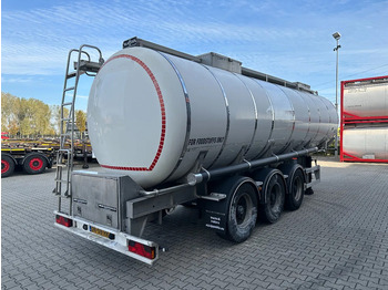 Tanker semi-trailer for transportation of food Van Hool LEBENSMITTEL / RVS Rahmen / Leergewicht: 5.860kg / 29.500L / 1-Kammer+ 1 Schwallwand / Scheibebremse / NL / APK: picture 3