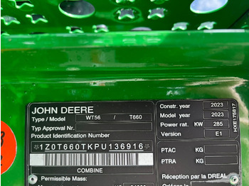 Leasing of John Deere T660 John Deere T660: picture 5 Leasing of John Deere T660 John Deere T660: picture 5