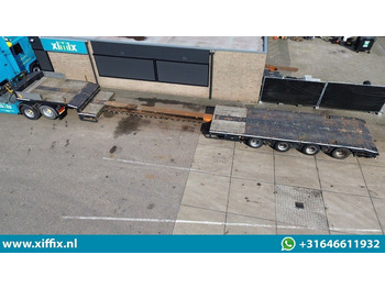 Low loader semi-trailer Broshuis 4-ass. Uitschuifbare semi dieplader / 2x naloop gestuurd: picture 2
