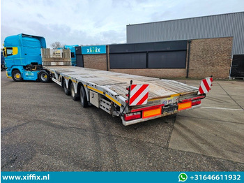 Dropside/ Flatbed semi-trailer Kässbohrer 3-ass. Vlakke uitschuifbare Mega oplegger / Naloop gestuurd: picture 4