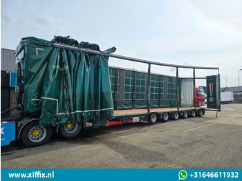 Low loader semi-trailer Meusburger 6-ass. Semi dieplader met elektrische huifopbouw / 3x naloop gestuurd: picture 4 Low loader semi-trailer Meusburger 6-ass. Semi dieplader met elektrische huifopbouw / 3x naloop gestuurd: picture 4