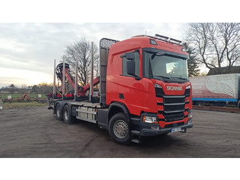 Timber truck SCANIA R 450