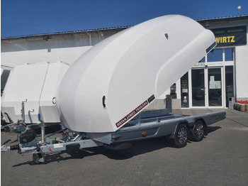 Autotransporter trailer BJT Race Shuttle 2 430x195x150cm ankippbar Rampen Alufelgen dark Seilwinde 100km/H 2600kg Modell 24: picture 3