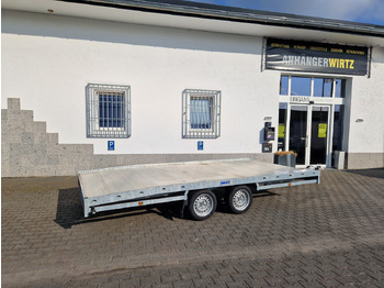 Dropside/ Flatbed trailer CARAX-2 3000 Multitransporter 440x207cm Aluboden Auffahrrampen 3000kg Winter Aktion: picture 2