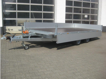 Dropside/ Flatbed trailer Multi Transporter 406x200x30cm Rampen Seilwinde 13" niedrig Fahrwerk (XL) 2700kg: picture 3