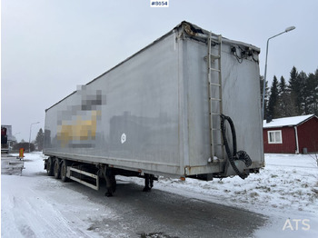 Closed box semi-trailer