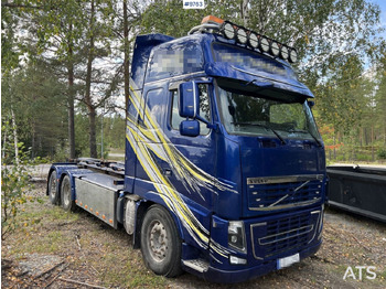 Hook lift truck VOLVO FH16-660 6*2 LAXO-Bracket with load changer, woodchip box, and flatbed: picture 2