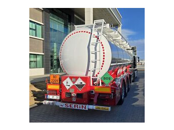 New Tanker semi-trailer for transportation of chemicals SERIN Stainless Steel Tanker 32 m³: picture 4