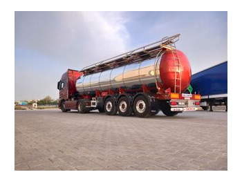 New Tanker semi-trailer for transportation of chemicals SERIN Stainless Steel Tanker 32 m³: picture 2