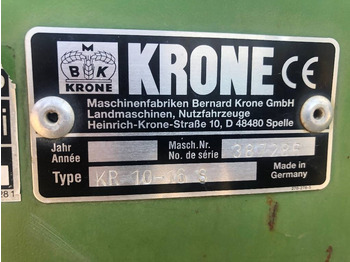 Round baler Krone KR 10-16 Dismantled: spare parts: picture 3 Round baler Krone KR 10-16 Dismantled: spare parts: picture 3