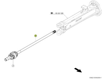 Drive shaft JAGUAR