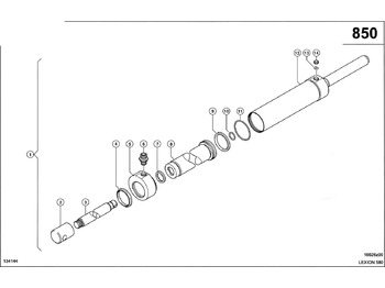 Hydraulic cylinder CLAAS