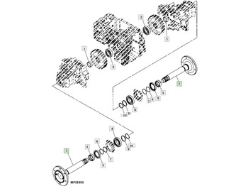 Drive shaft JOHN DEERE
