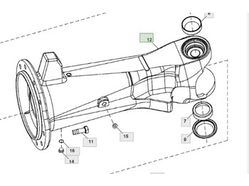 Front axle JOHN DEERE