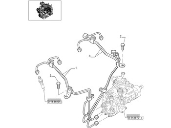 Engine and parts NEW HOLLAND