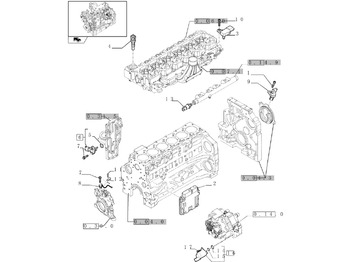 Engine and parts NEW HOLLAND
