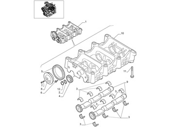 Engine and parts NEW HOLLAND