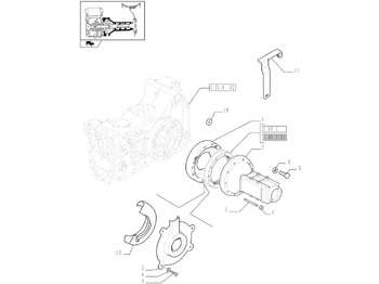 Axle and parts NEW HOLLAND