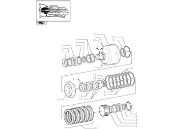 Clutch and parts NEW HOLLAND