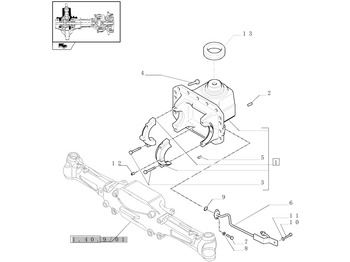 Axle and parts NEW HOLLAND