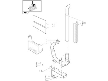 Engine and parts NEW HOLLAND