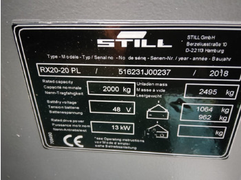 Electric forklift STILL RX20-20PL: picture 5