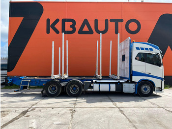 Timber truck, Crane truck for transportation of timber Volvo FH 16 750 6x4 HYDRAULICS: picture 4