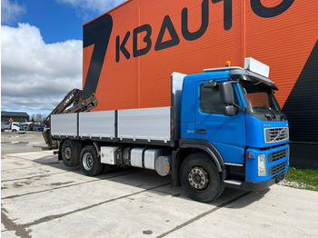 Dropside/ Flatbed truck, Crane truck Volvo FM 9 300 6x2*4 HIAB 085D-3 / PLATFORM L=6320 mm: picture 4