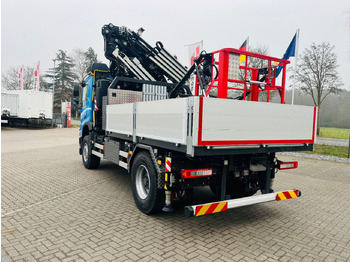 Dropside/ Flatbed truck, Crane truck Volvo FMX 500 inkl. F345RB.2.24 & L324 +V20 & Korb: picture 2