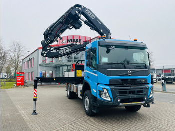 Dropside/ Flatbed truck, Crane truck Volvo FMX 500 inkl. F345RB.2.24 & L324 +V20 & Korb: picture 5