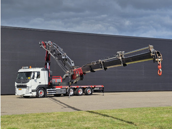 Dropside/ Flatbed truck, Crane truck Volvo FM 500 8x4*4 / HMF 5020 K6 + JIB K4 / CRANE - KRAN: picture 3