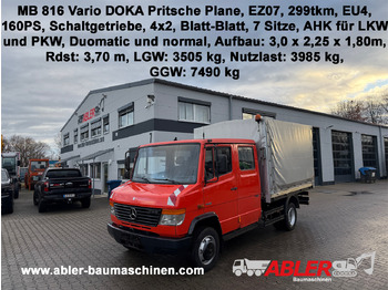 Curtain side truck MERCEDES-BENZ Vario 816