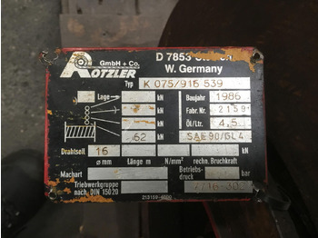 Winch for Mobile crane FAUN RTF 30 winch: picture 5